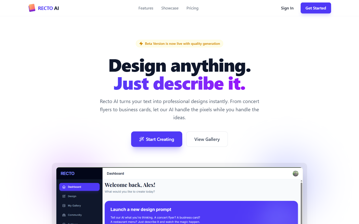 Recto AI Designer